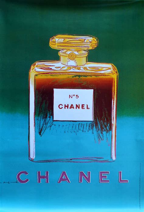 chanel andy warhol poster|Chanel perfume no 5 drawing.